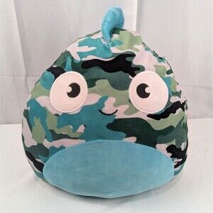 NWOT Squishmallow Calais 22” XL Walgreens Exclusive Camo Chameleon S16-#1176